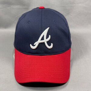 Atlanta Braves MLB Strap Back Hat Cap Blue OC Baseball Outdoor Sports Dad Mens